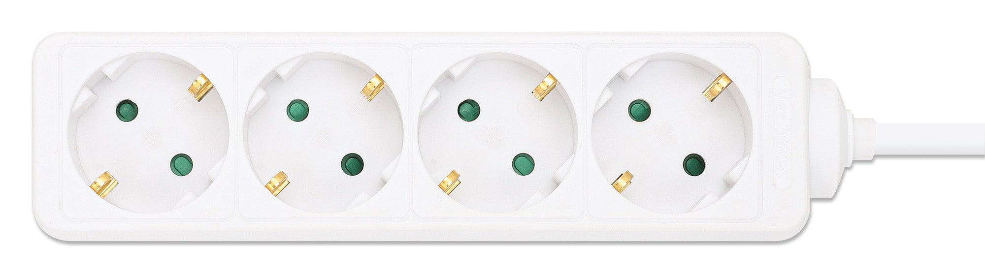 EAN 0766623167802 - Manhattan 167802 base múltiple 2 m 4 salidas AC Interior Blanco imagen 4