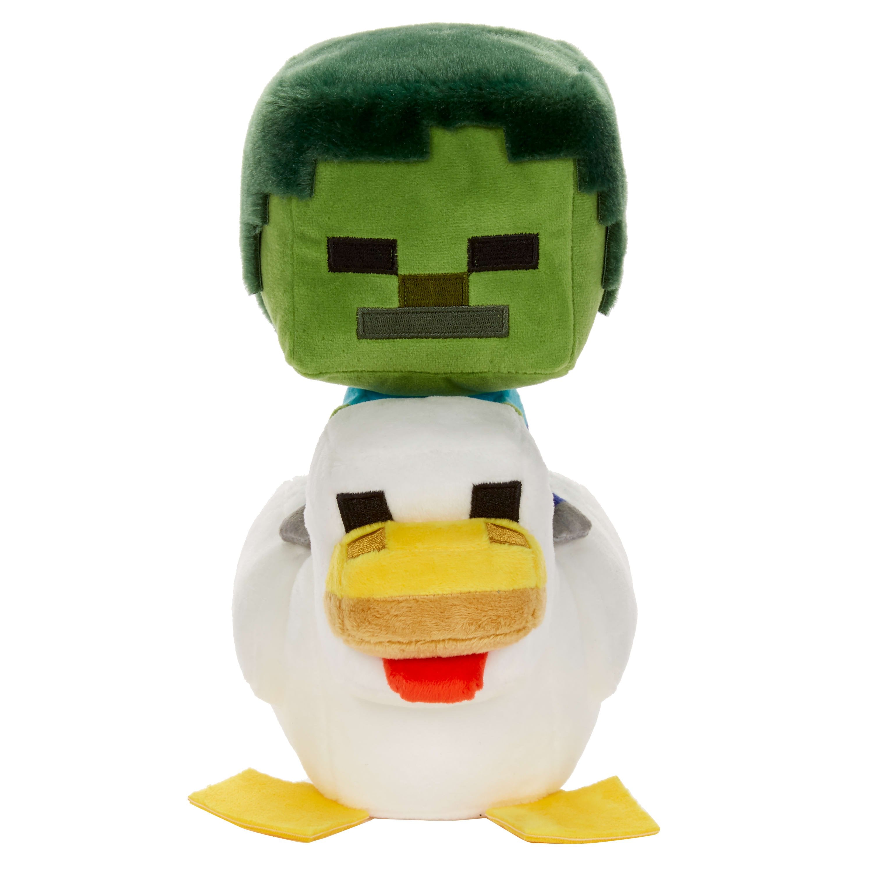 Peluche Chicken Jockey Minecraft 20cm