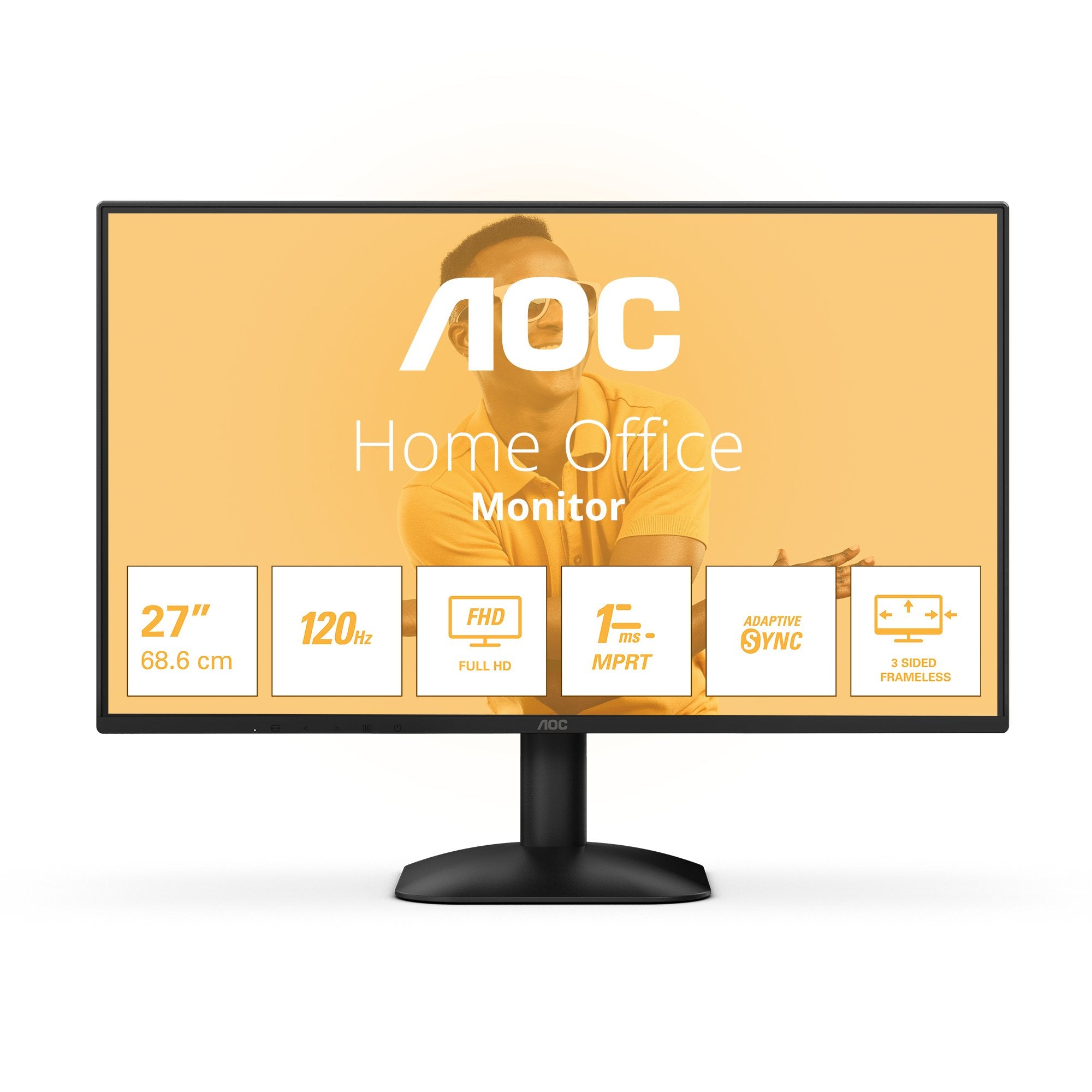 EAN 4038986182225 - AOC B3 27B31H pantalla para PC 68,6 cm (27") 1920 x 1080 Pixeles Full HD Negro imagen 1