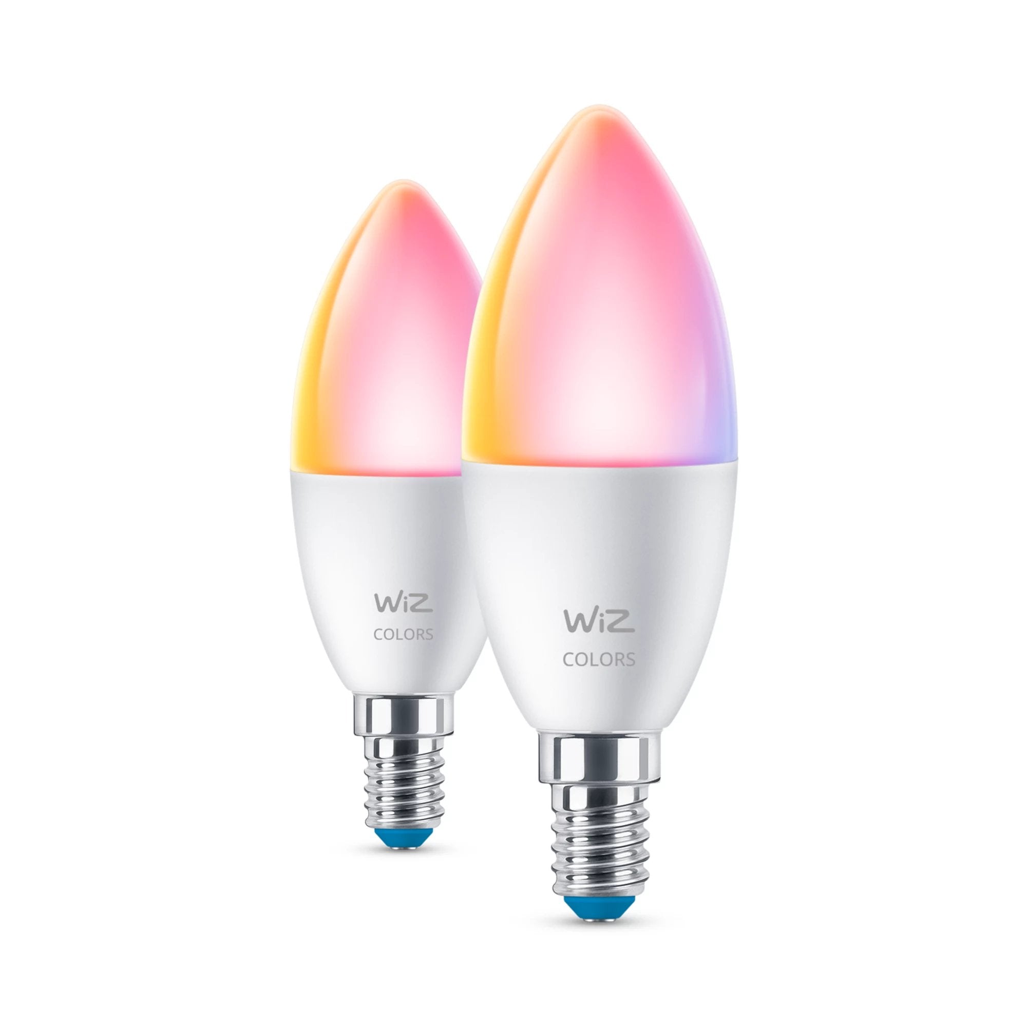 Bombilla Wiz 2 Bombs Vela 40w E14 Rgb Bt & Wifi