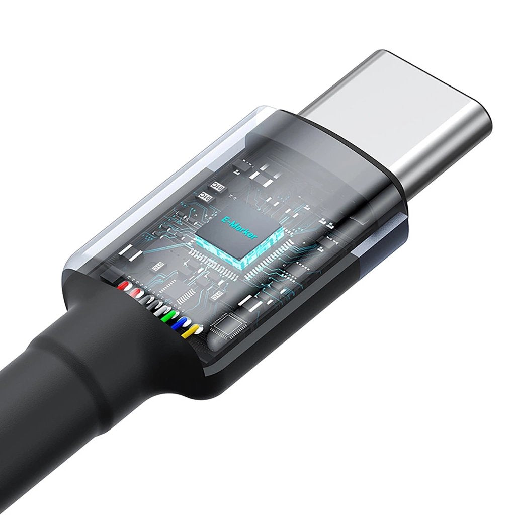 EAN 6932172657444 - Baseus Cafule cable USB 2 m USB C 480 Gbit/s 100 W Negro, Gris, Rojo imagen 6