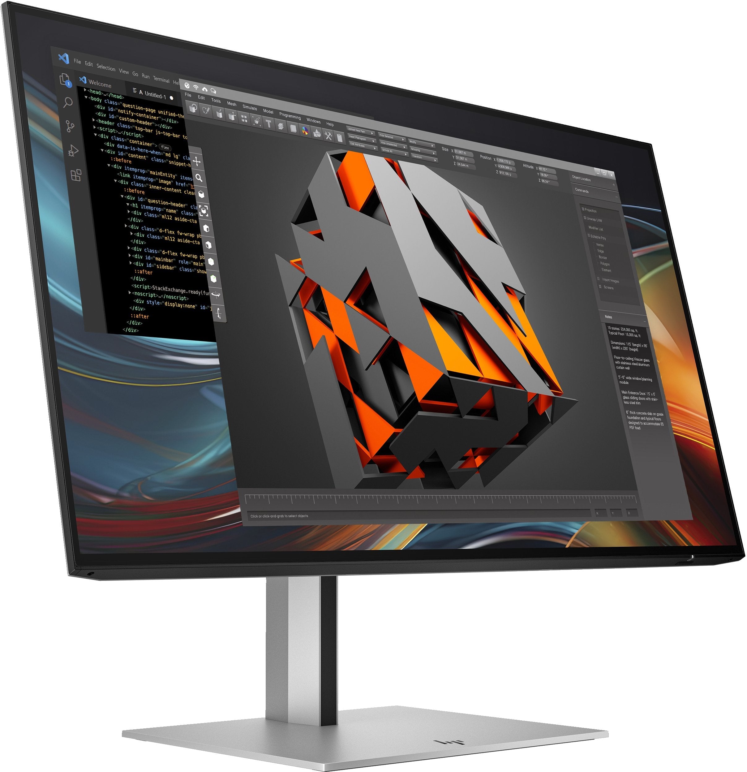 EAN 5715063476062 - HP Series 7 Pro 23.8 inch FHD Monitor - 724pf PVC Free pantalla para PC 60,5 cm (23.8") 1920 x 1080 Pixel imagen 3