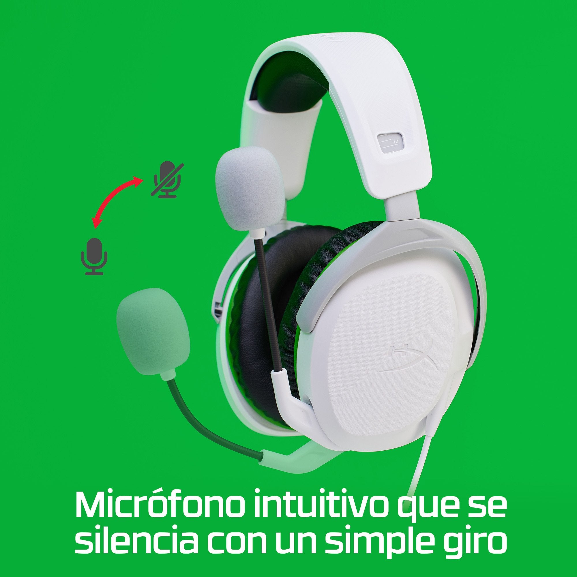 EAN 0197029365972 - HyperX CloudX Stinger 2 GAM HEADSET Xbox Alámbrico Diadema Juego Blanco imagen 8