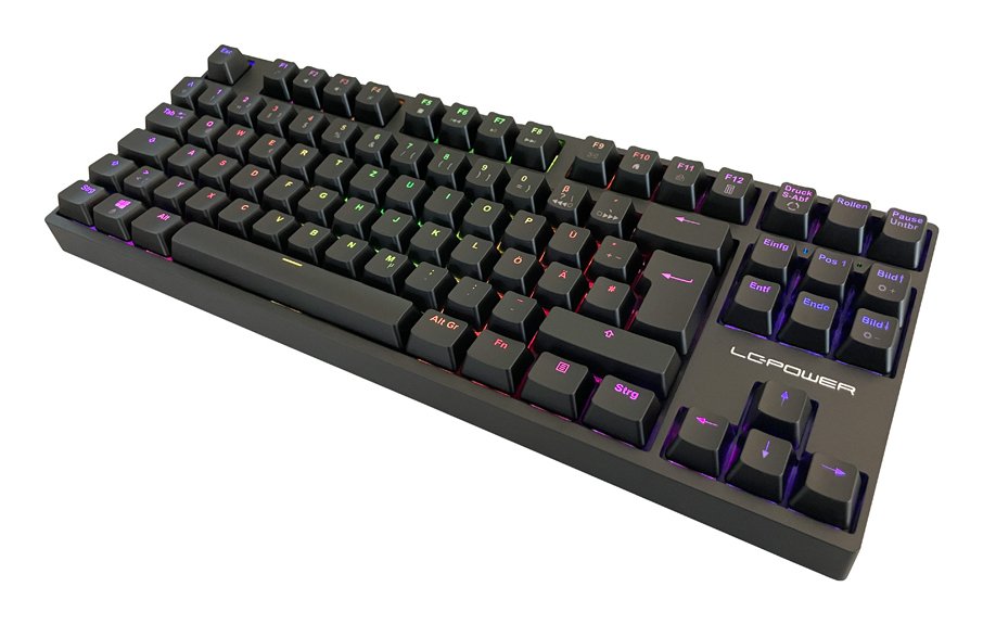EAN 4260070129933 - LC-Power LC-KEY-MECH-2-RGB-C-W teclado Juego USB + RF Wireless + Bluetooth QWERTZ Alemán Negro imagen 5