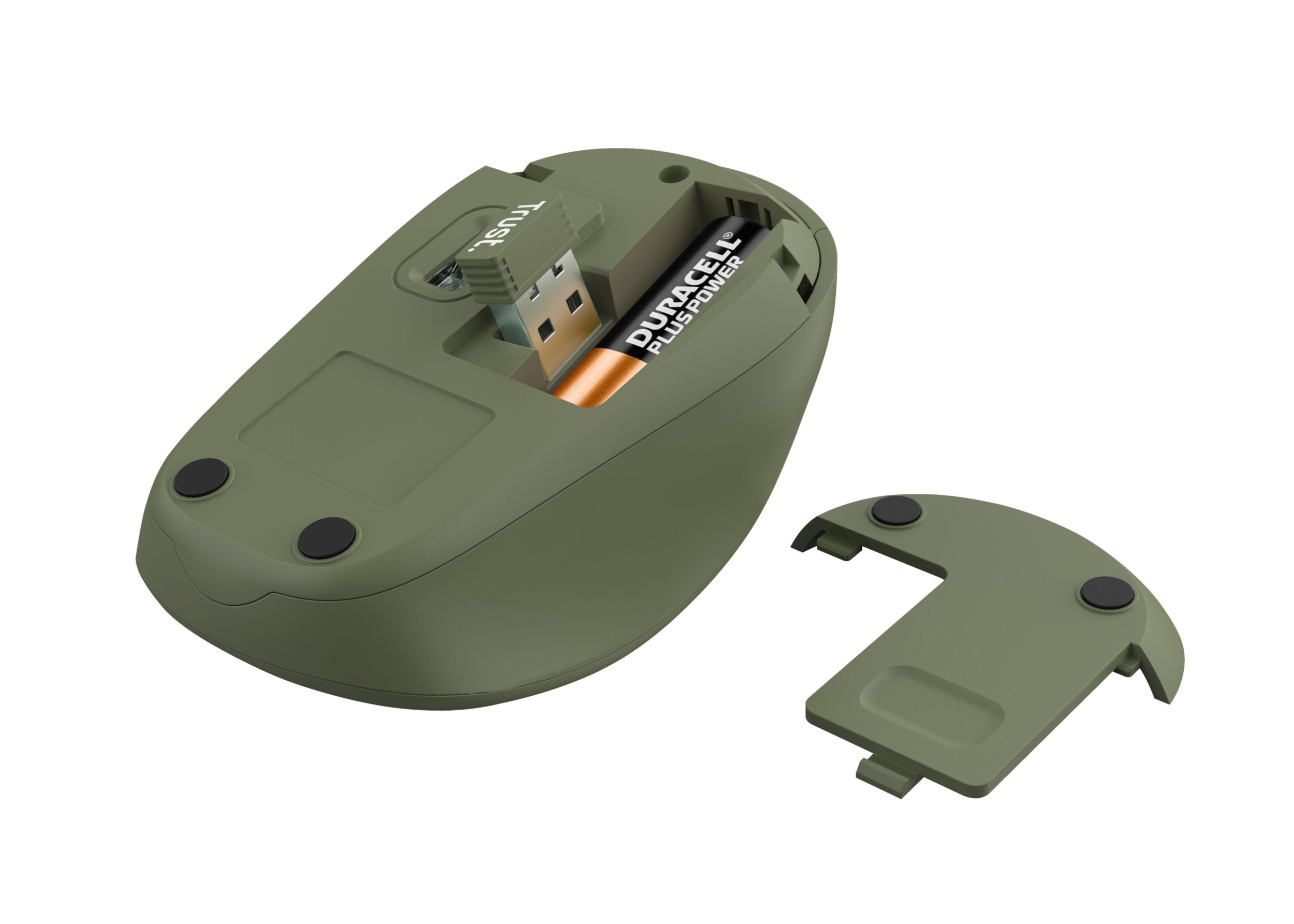 Raton Optico Yvi+ Wireless Silencioso Verde Trust <Span Data-Teams='True'>Bluetooth</Span> / Dpi 800-1600 / Verde