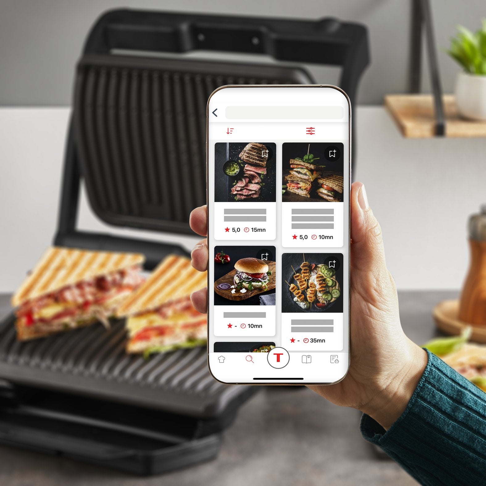 Tefal Tefal Optigrill+ Gc7178 Bk