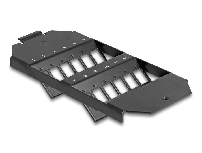 Lwl Halterung Für Bodentank 12 Port Für Sc Simplex Lc Duplex Kupplungen Schwarz