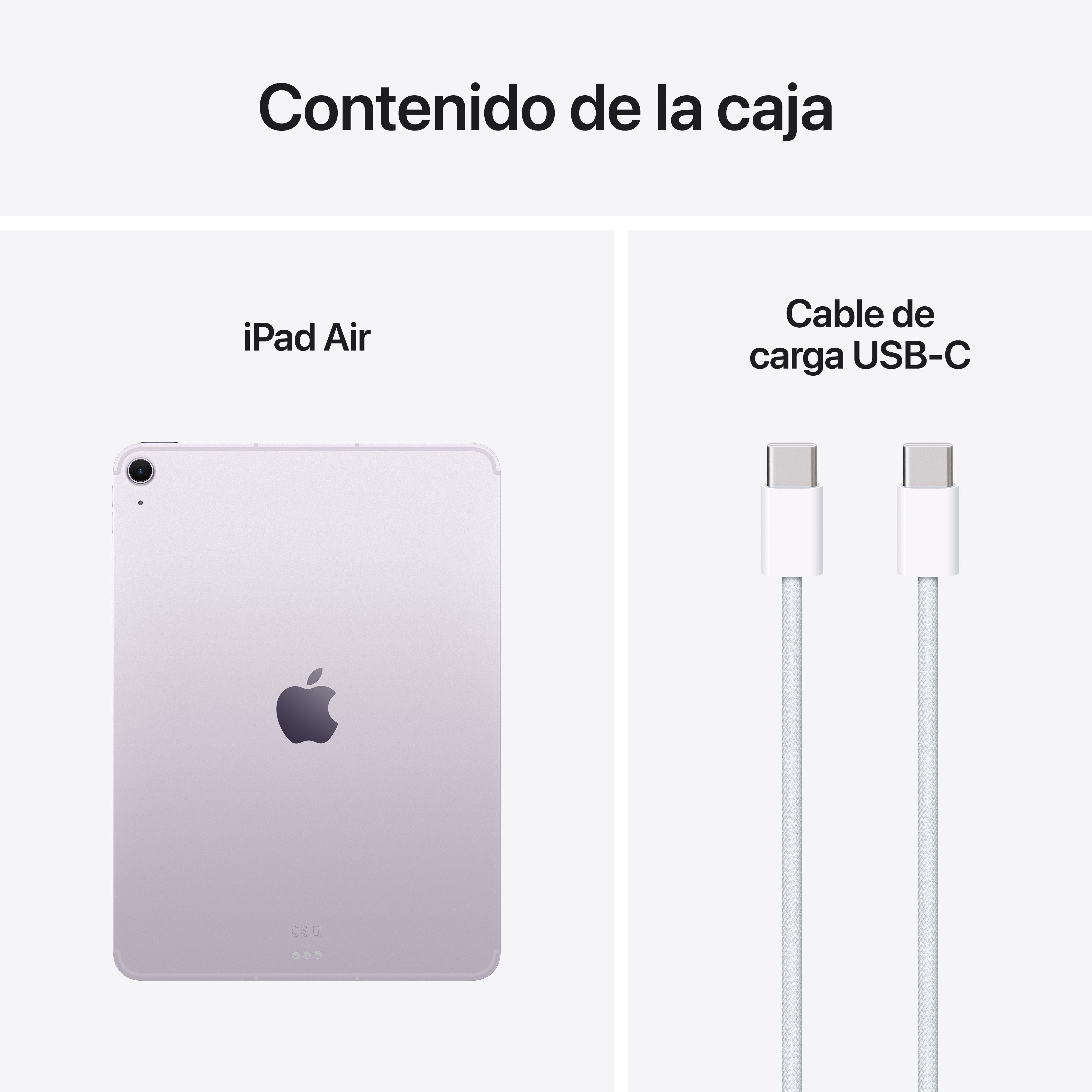 EAN 0195949989599 - Apple iPad Air 5G Apple M TD-LTE & FDD-LTE 1 TB 27,9 cm (11") 8 GB Wi-Fi 6E (802.11ax) iPadOS 18 Púrpura imagen 10