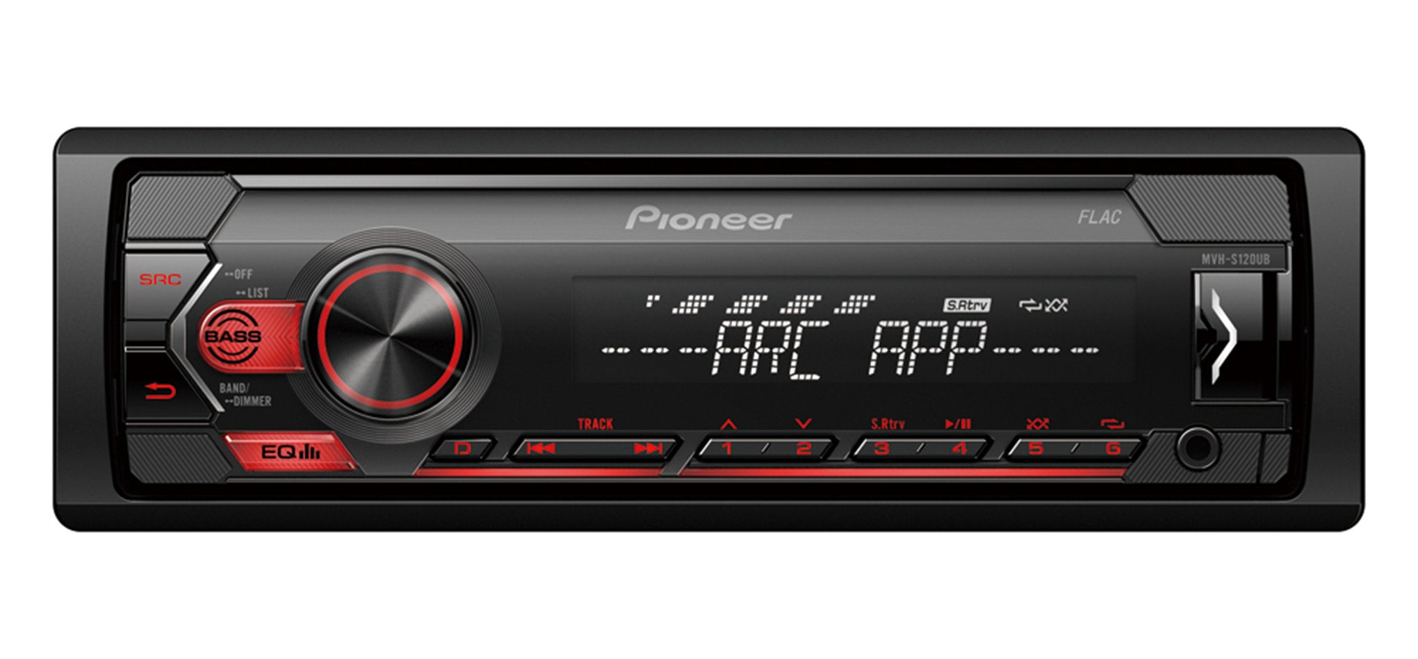 Pioneer Mvh-S120ub Receptor Multimedia Para Coche Negro 200 W