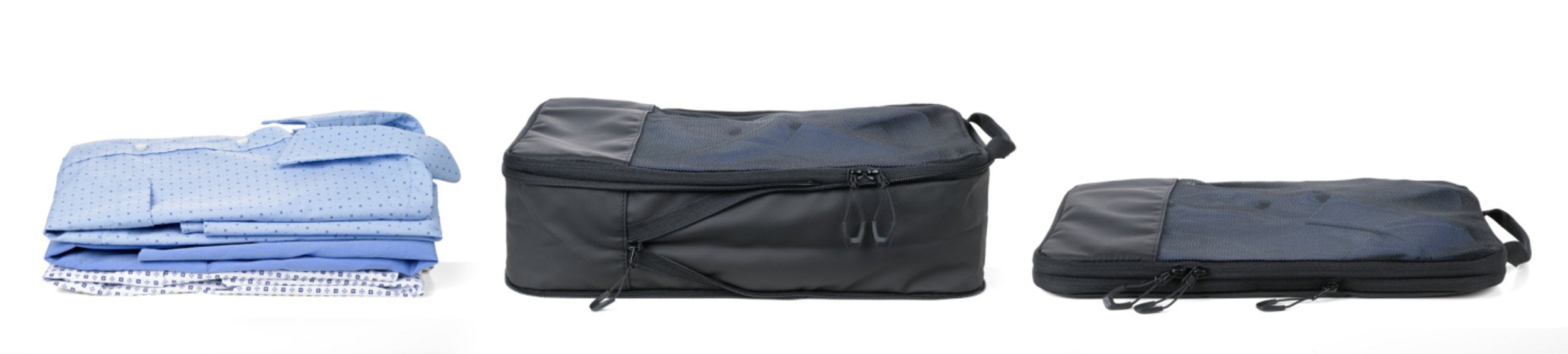 Troika Reise-Kompressionmasche Troika Negro Packing Shirts