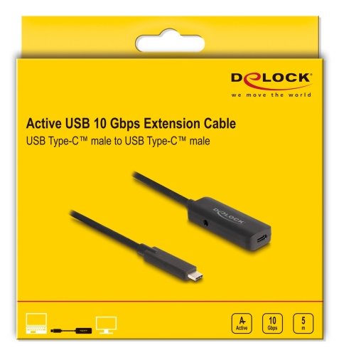 EAN 4043619800285 - DeLOCK 80028 cable USB USB 3.2 Gen 2 (3.1 Gen 2) 5 m USB C Negro imagen 2