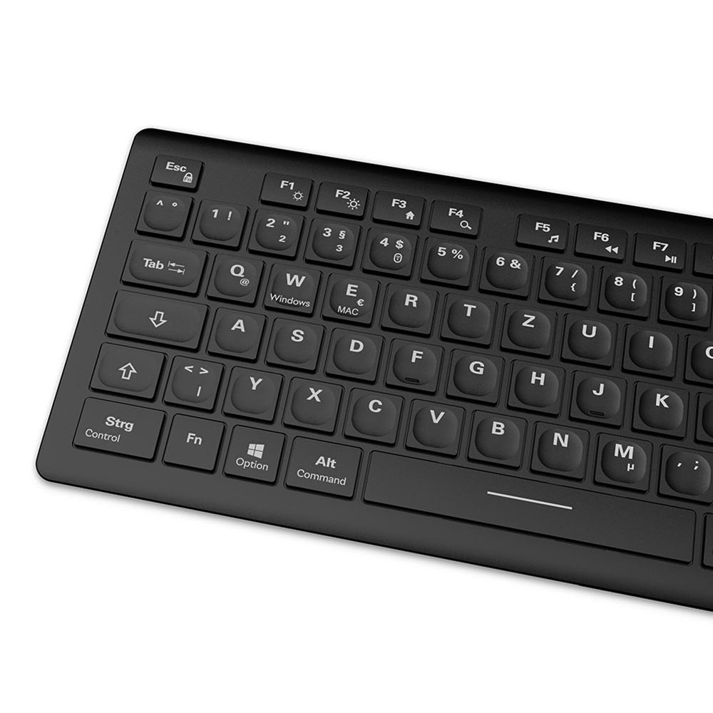 EAN 4044951042333 - Sharkoon OfficePal K30W bk teclado Hogar / Oficina USB QWERTZ Alemán Negro imagen 6