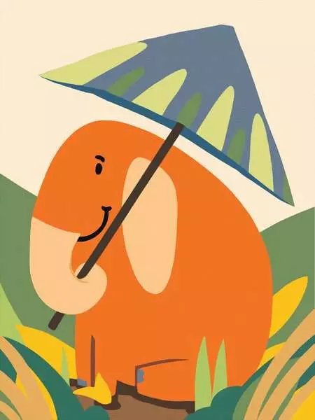 Ravensburger Creart - Hola Elefante, Pintura 23902