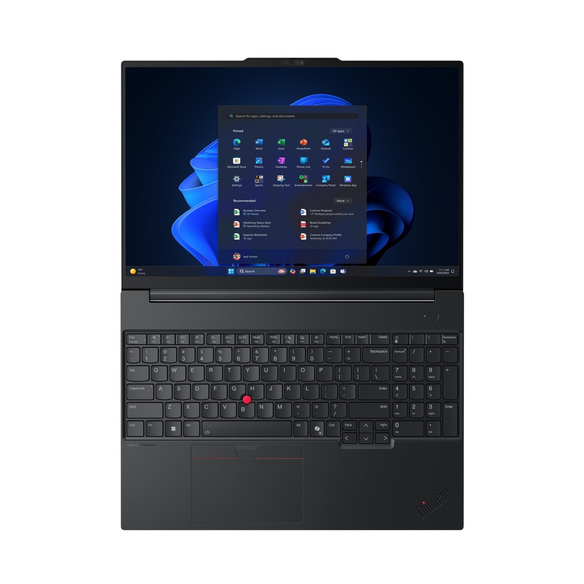 Thinkpad E16 Gen 3 (Intel) - 16 Inch - Intel Core Ultra 5 225u - 16gb Ram - 512gb Ssd - Windows 11 Pro
