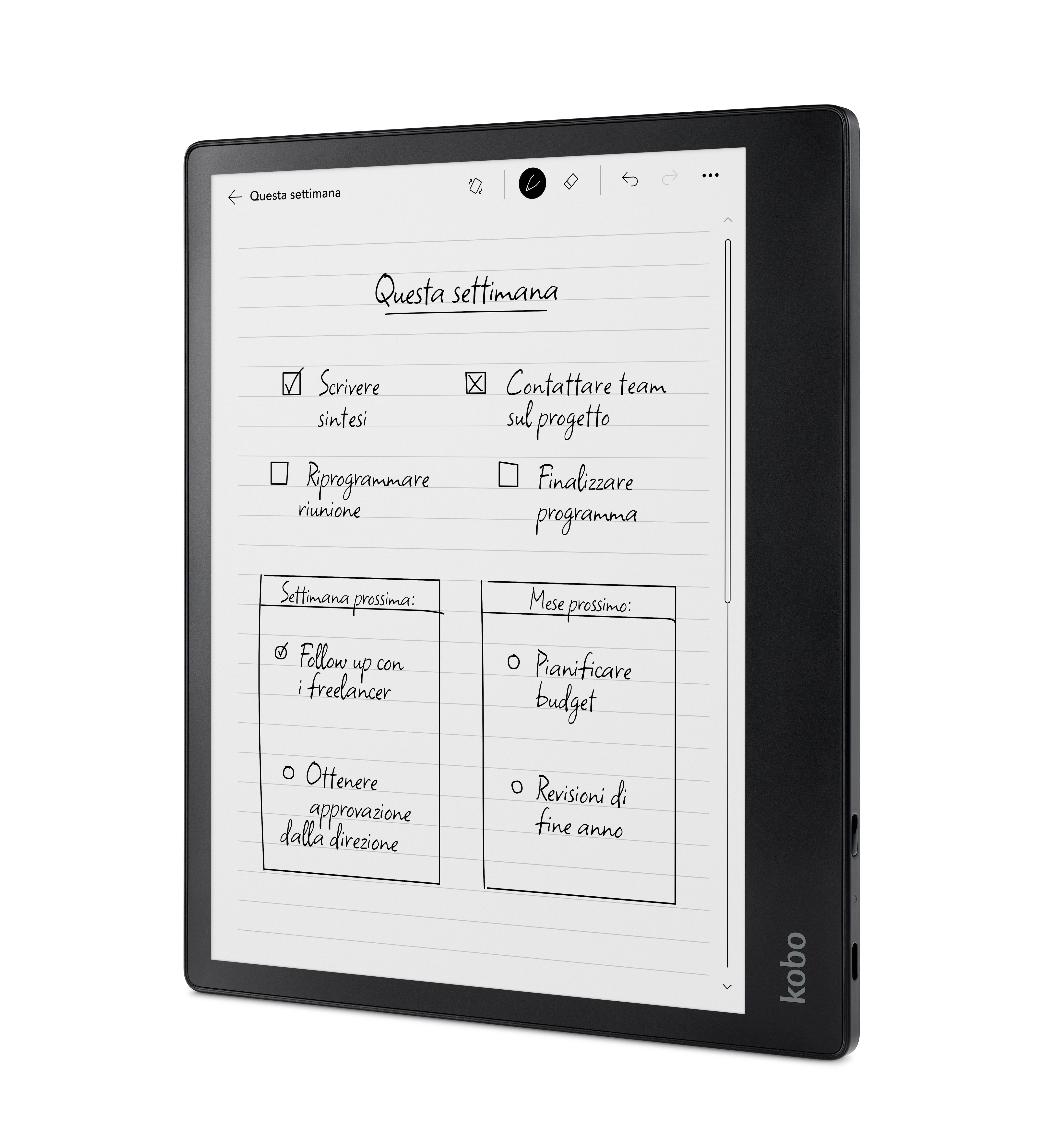 EAN 0681495008704 - Rakuten Kobo Elipsa 2E lectore de e-book Pantalla táctil 32 GB Wifi Negro imagen 3
