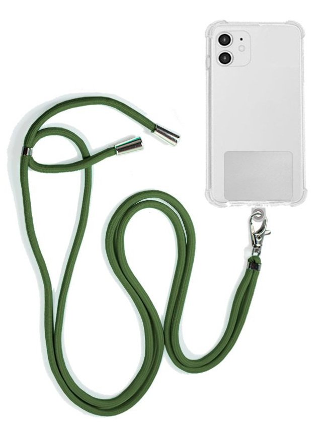 Cordón Colgante Universal Con Tarjeta Para Smartphone, 130 Cm, Verde
