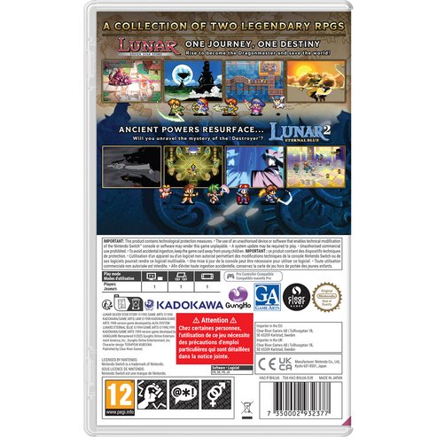 Juego Lunar Remastered Collct. Switch