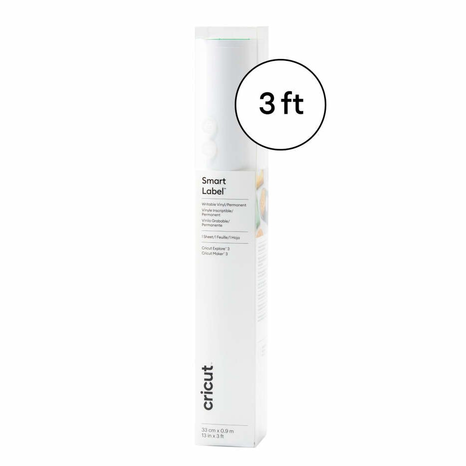 EAN 0093573911842 - Cricut Smart Label Writable etiqueta autoadhesiva Permanente Blanco 1 pieza(s) imagen 1