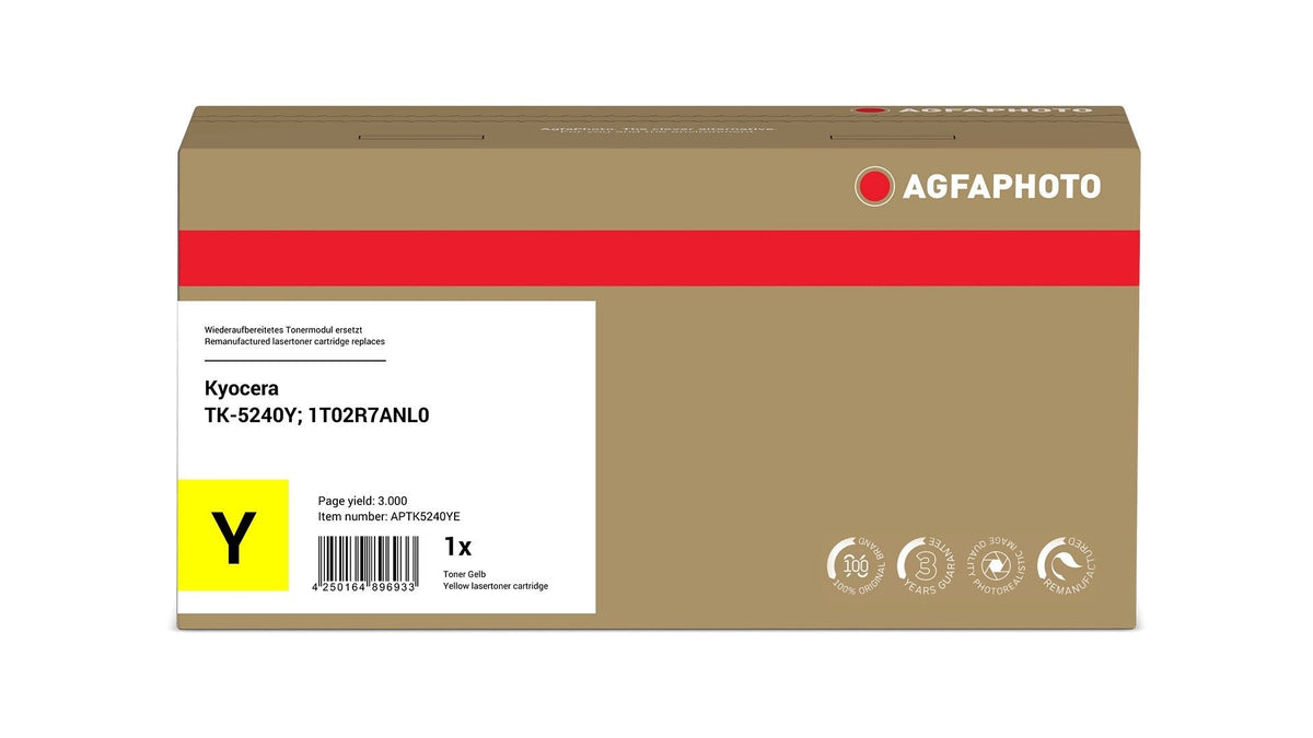 Agfa Photo Tóner Amarillo Aptk5240ye 3000 Copias