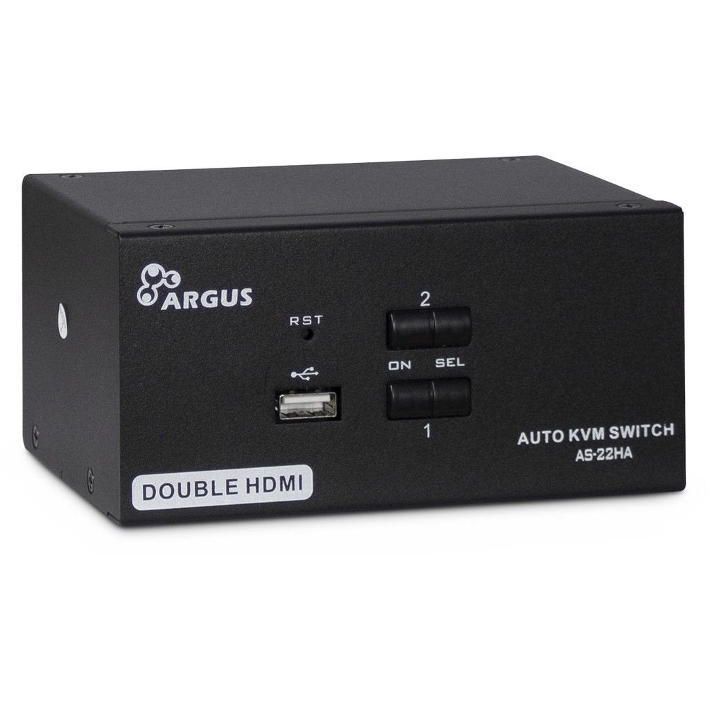 EAN 4260455643450 - Inter-Tech AS-22HA HDMI interruptor KVM Negro imagen 1