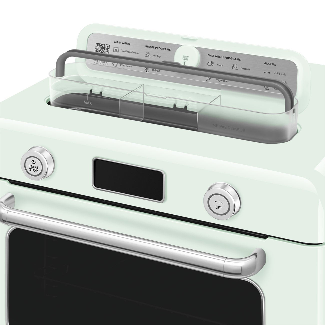 EAN 8017709333881 - Smeg COF01PGEU horno de vapor Pequeño Verde Botones, Giratorio imagen 12