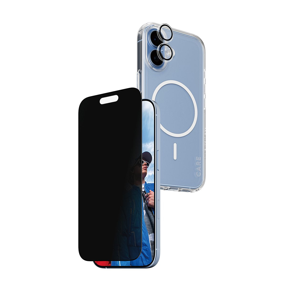 EAN 5715685027413 - PanzerGlass ® | CARE by ® 3-in-1 Flagship Privacy Bundle iPhone 17 Protector de pantalla Apple 1 pieza(s) imagen 1