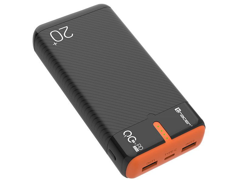 EAN 5907512874806 - Tracer EnerGen 20000 mAh Negro, Naranja imagen 4