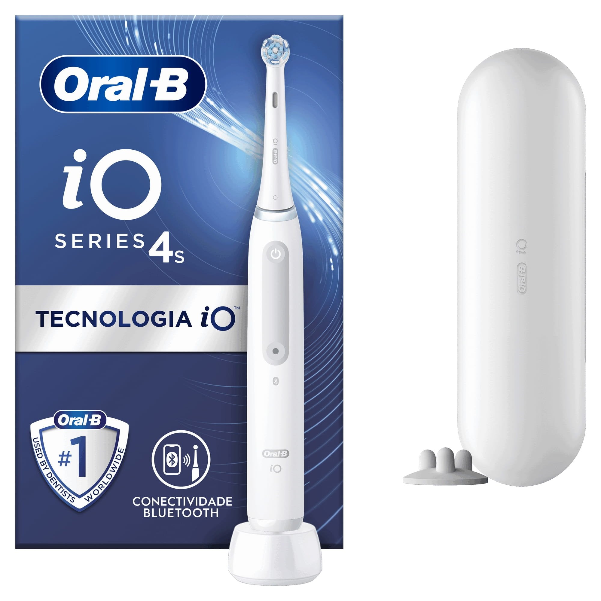EAN 4210201414865 - Oral-B iO 4S Adulto Cepillo dental vibratorio Blanco imagen 3