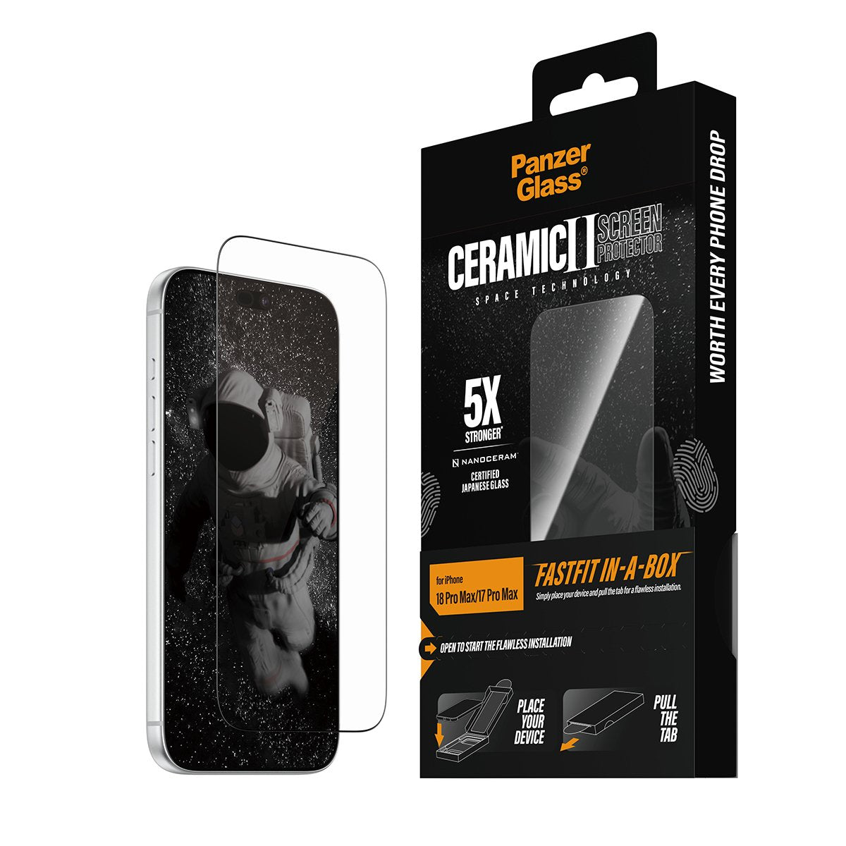 Panzerglass Ceramic Ii Screen Protector Iphone 18 Pro Max/17 Pro Max