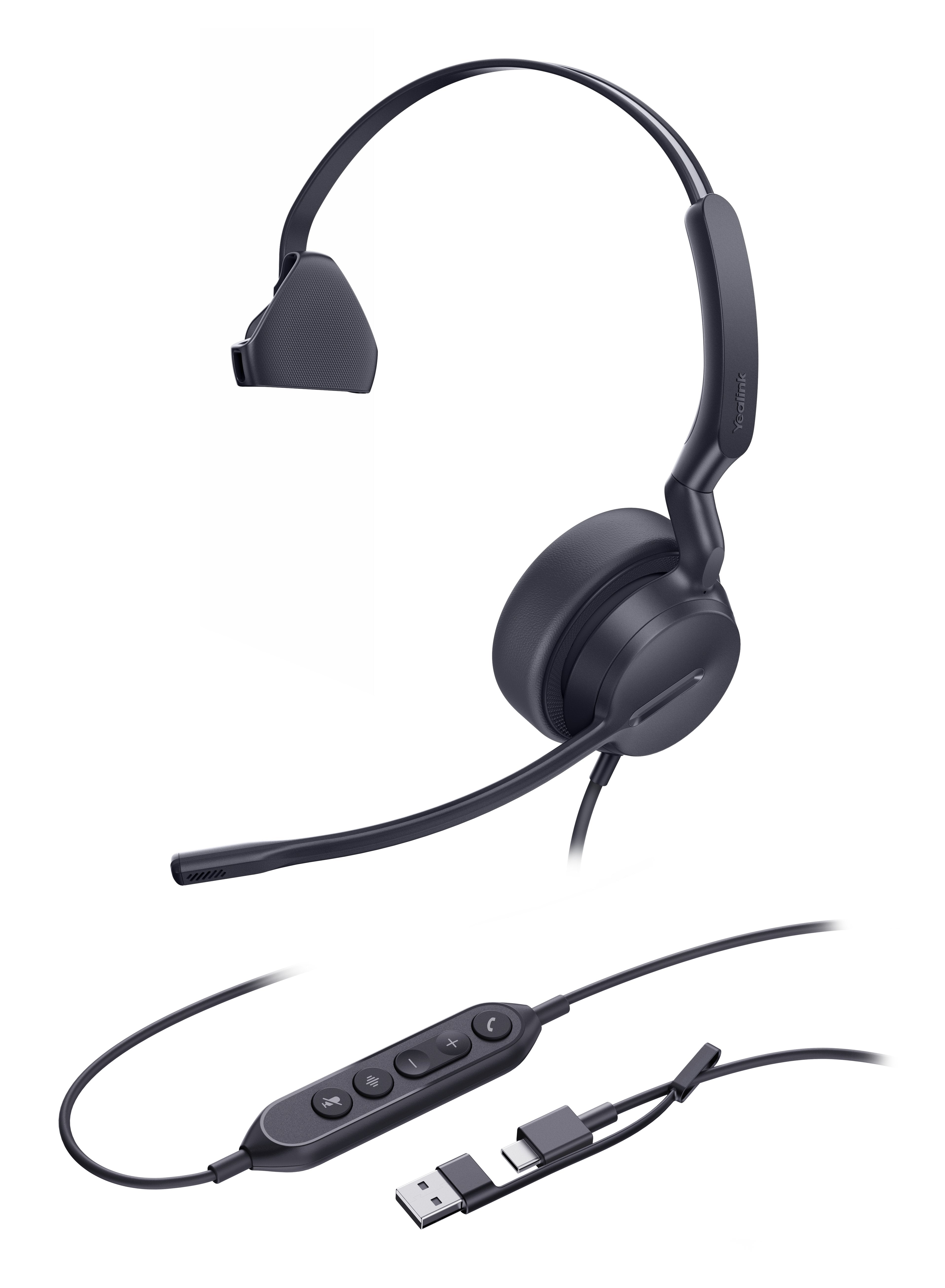 EAN 6938818323094 - Yealink UH42 Mono UC USB-C/A Auriculares Alámbrico Diadema Llamadas/Música USB Type-C / USB Type-A Negro imagen 1
