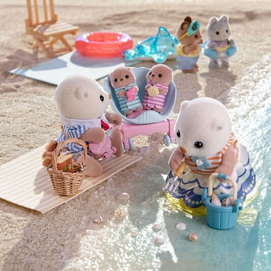 Epoch Sylvanian Families - Seeotter Familie 5803