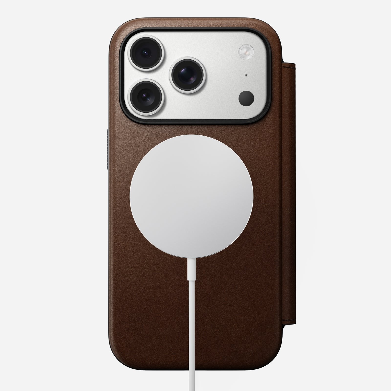 Nomad Modern Leather Folio Iphone 17 Pro Brown