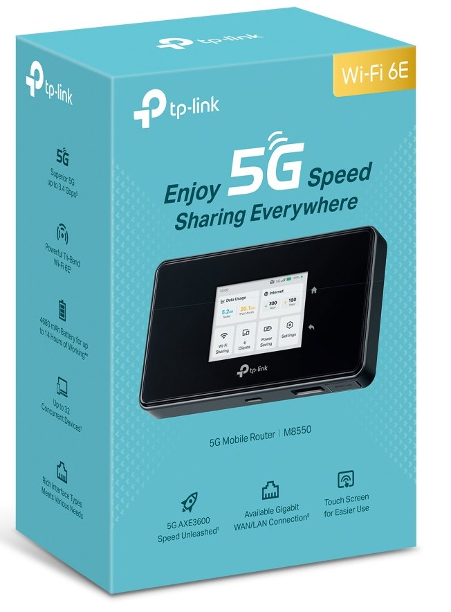 EAN 1210002602938 - TP-Link M8550(EU) router de telefonía/puerta de enlace/módem Router de red móvil imagen 7