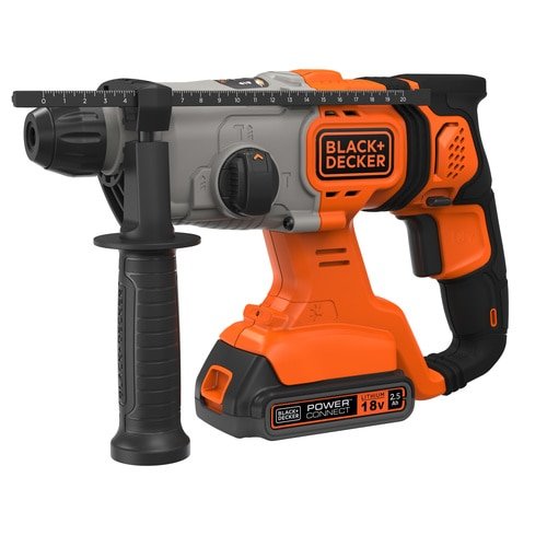 Martillo Combinado Inalámbrico Black+Decker -Bcd900e2k, 18 Voltios, Martillo Perforador Bcd900e2k-Qw