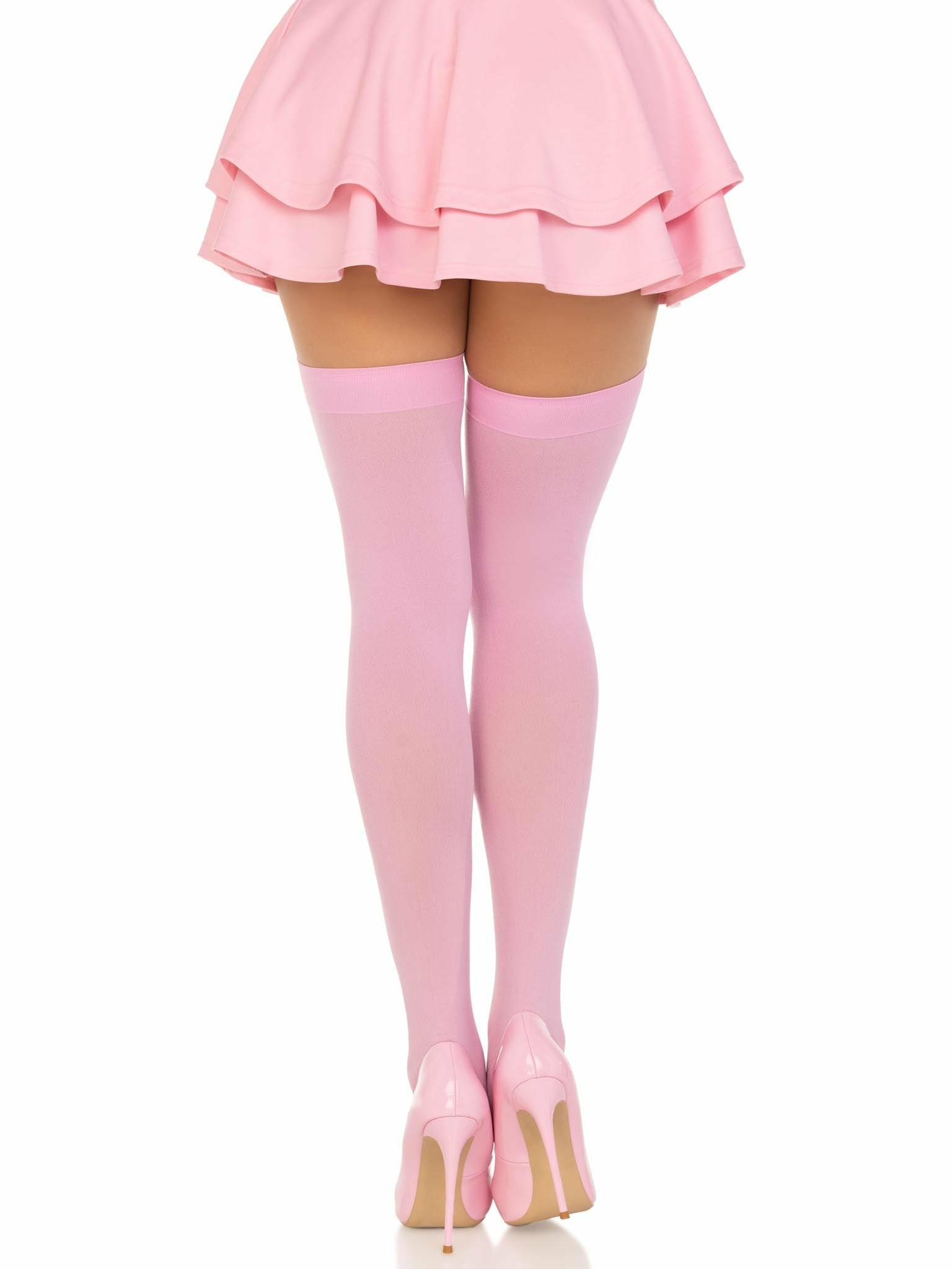 Leg Avenue - Medias Nailon Rosa
