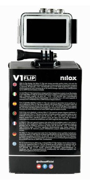 EAN 8054320849537 - Nilox NXACV1FLIP01 cámara para deporte de acción 4 MP 4K Ultra HD CMOS 65 g imagen 10