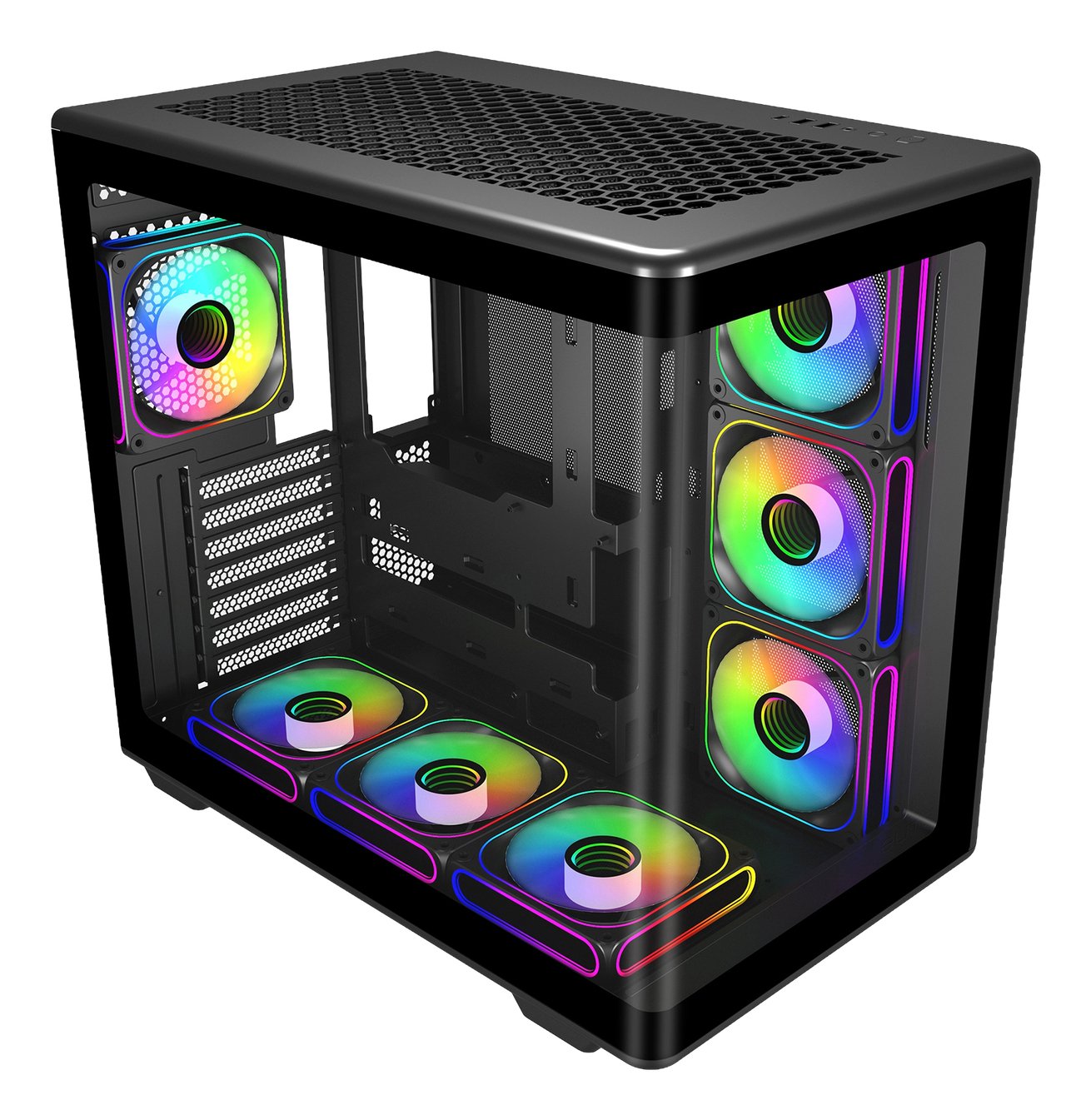 EAN 4719512162033 - Cooler Master Elite 600 Midi Tower Negro, Transparente imagen 3