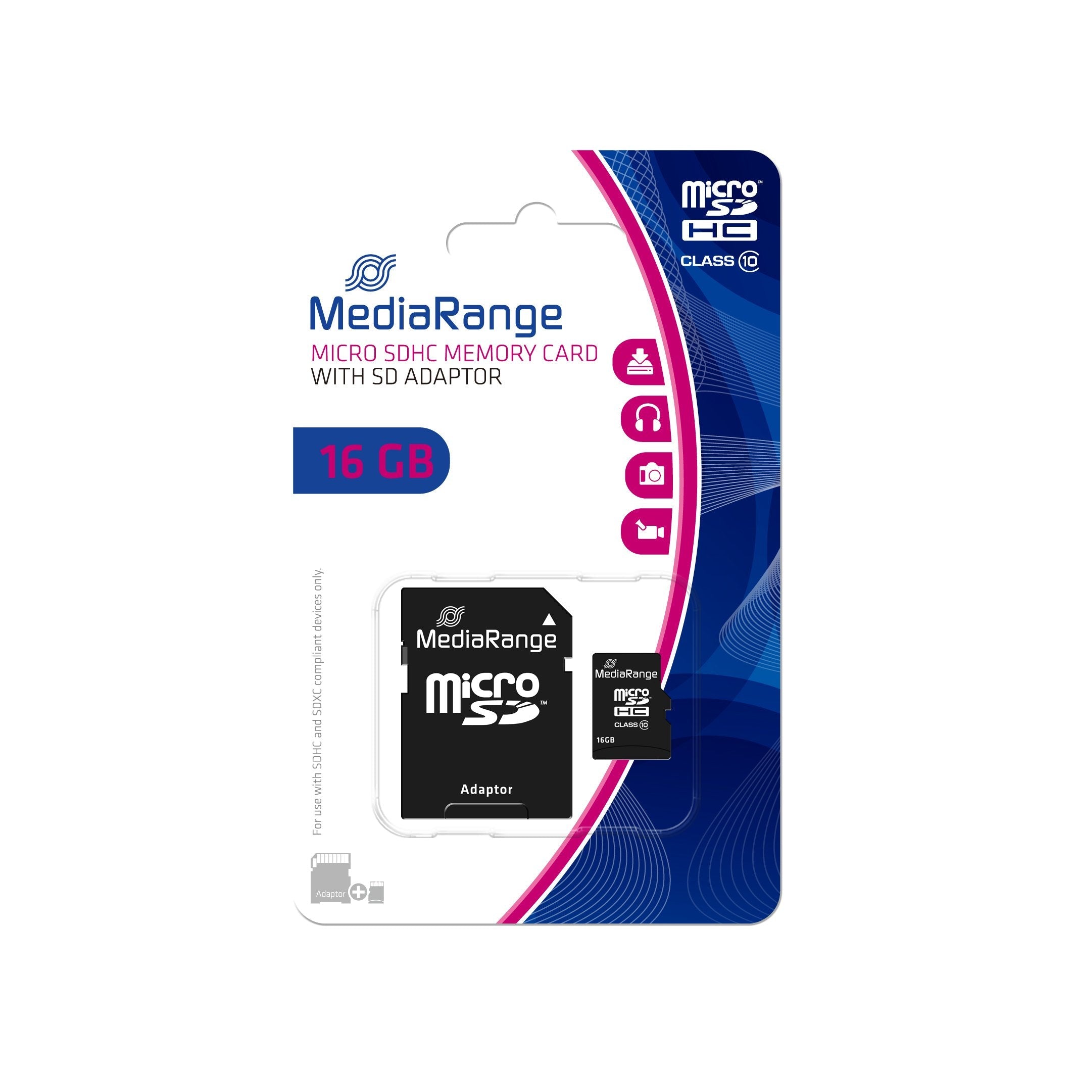 EAN 4260283113538 - MediaRange MR958 memoria flash 16 GB MicroSDHC Clase 10 imagen 1
