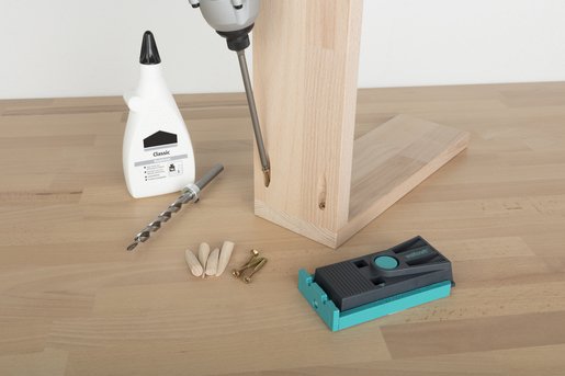 EAN 4006885464209 - wolfcraft GmbH 4642000 brida de fijación Juego completo Undercover Jig para ensamblaje invisible imagen 8