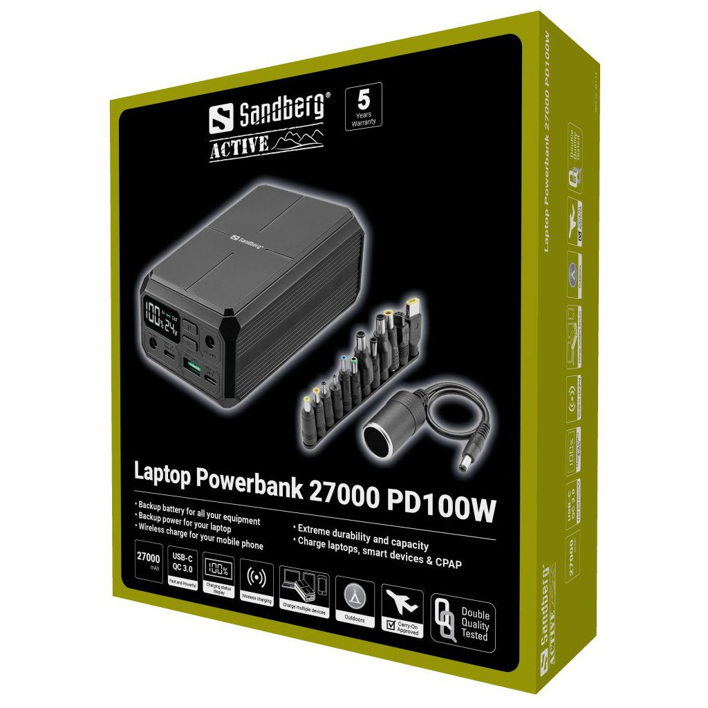 EAN 5705730421136 - Sandberg Laptop Powerbank 27000 PD100W imagen 7
