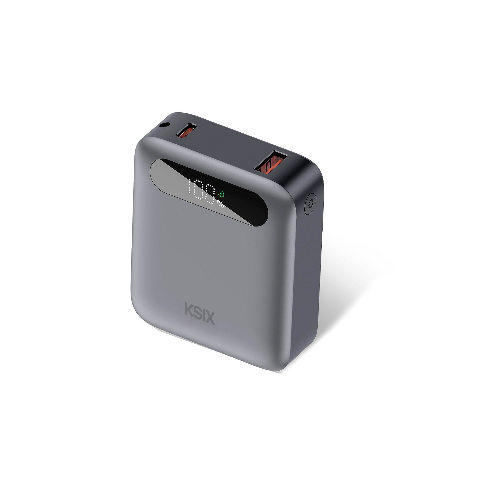 Ksix Bpb10pd22g Gris Powerbank 10.000 Mah Carga Rápida 22,5 W