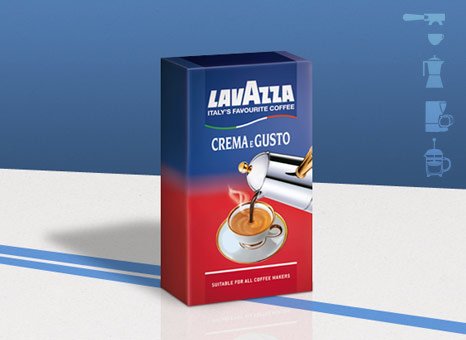 Lavazza Kaffeebohnen Crema E Gusto Tradizione Italiana 1 Kg