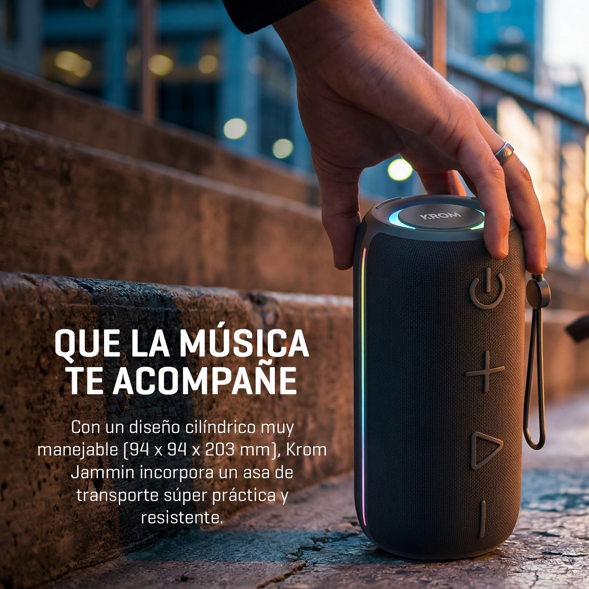 EAN 8436587976858 - Krom NXKROMJAMMIN altavoz portátil o de fiesta Altavoz portátil estéreo Negro 20 W imagen 20