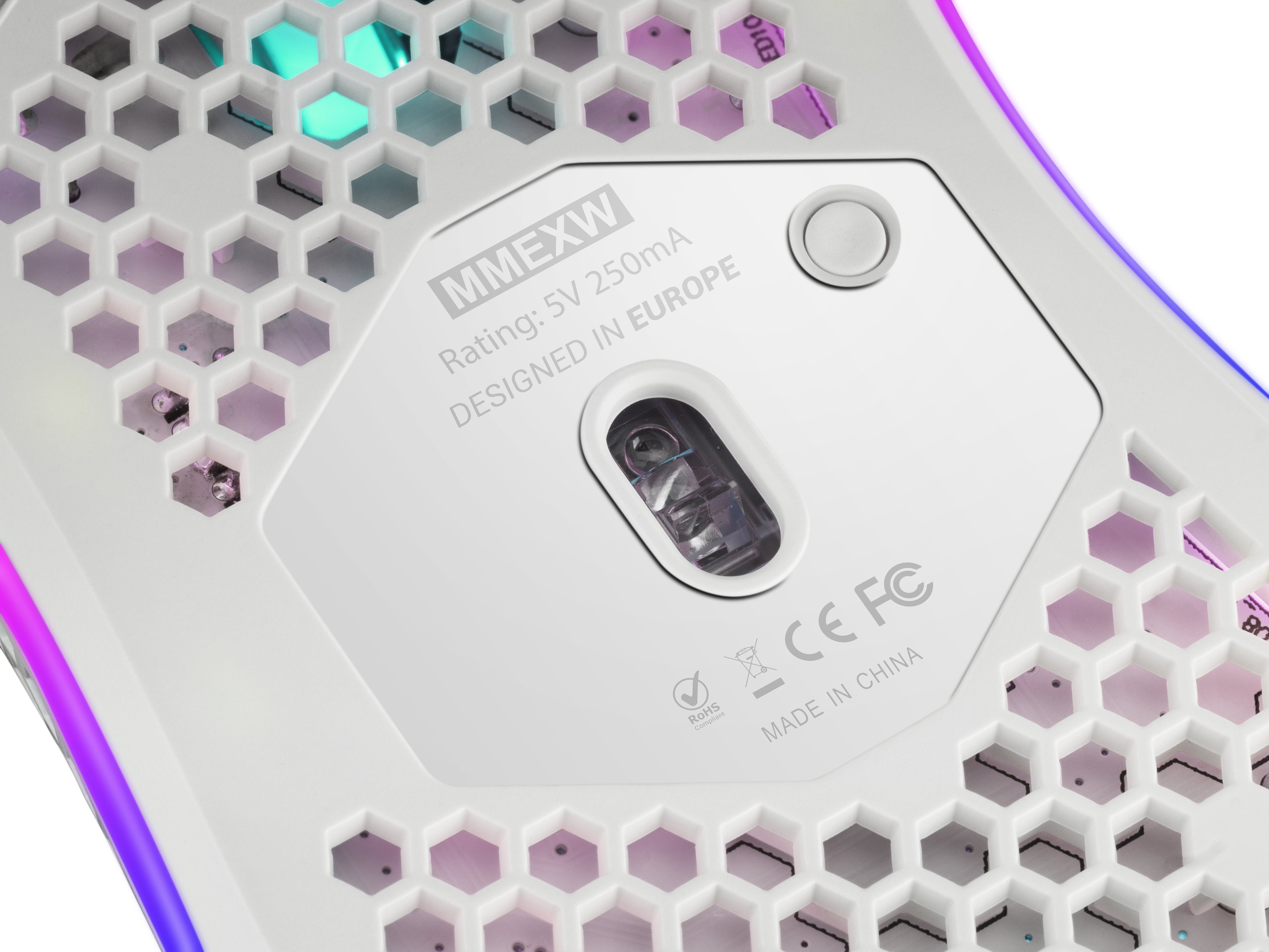 Raton Optico Mmex Rgb White Mars Gaming 32000dpi/Rgb Chroma/7 Botones/Software