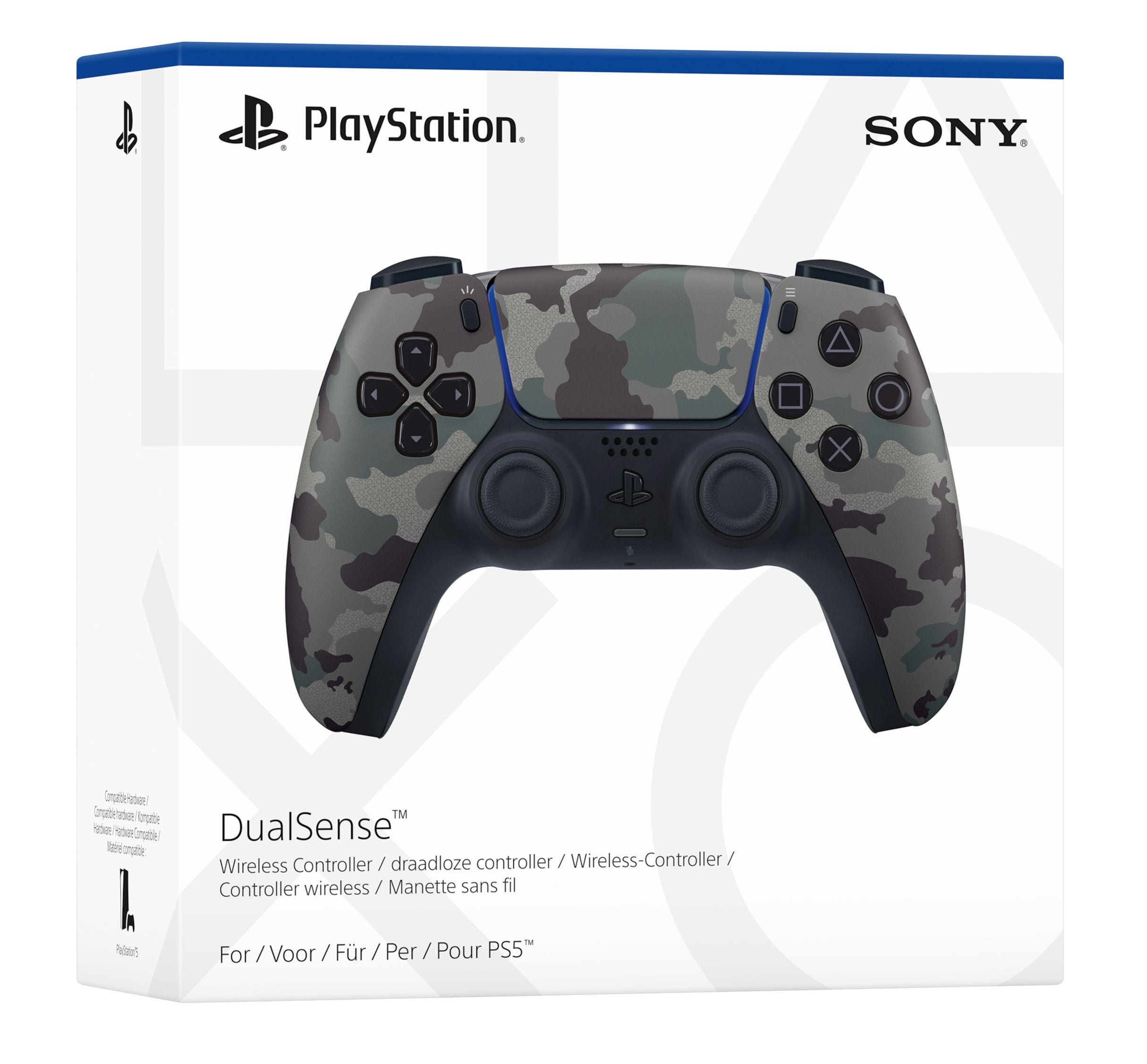 Sony Dualsense Camuflaje, Gris Bluetooth Gamepad Analógico/Digital Playstation 5