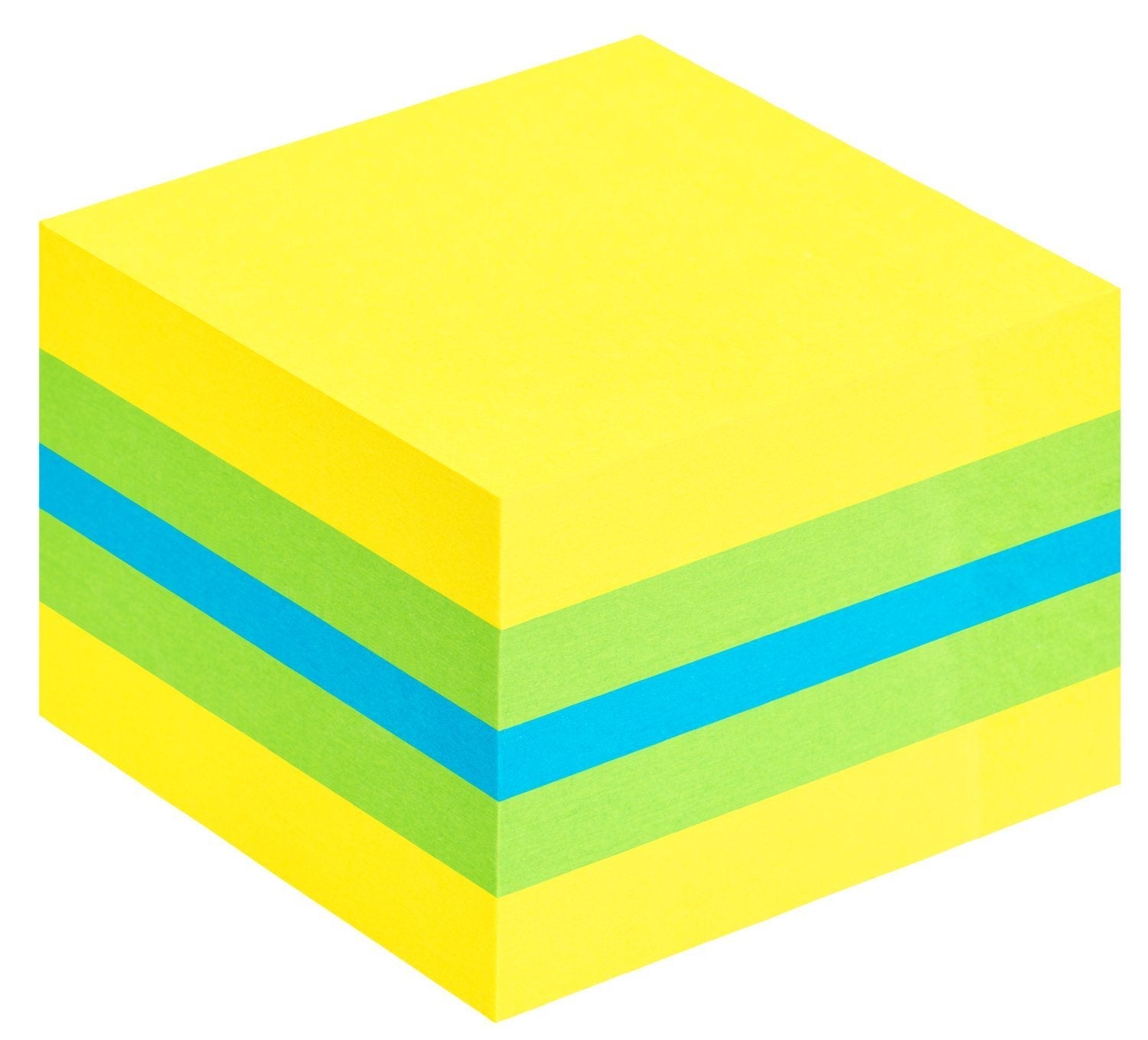 Post-It Mininotas Adhesivas Colores 51x51mm 400 Hojas/Block Colores Limon; Verde, Azul Y Amarillo