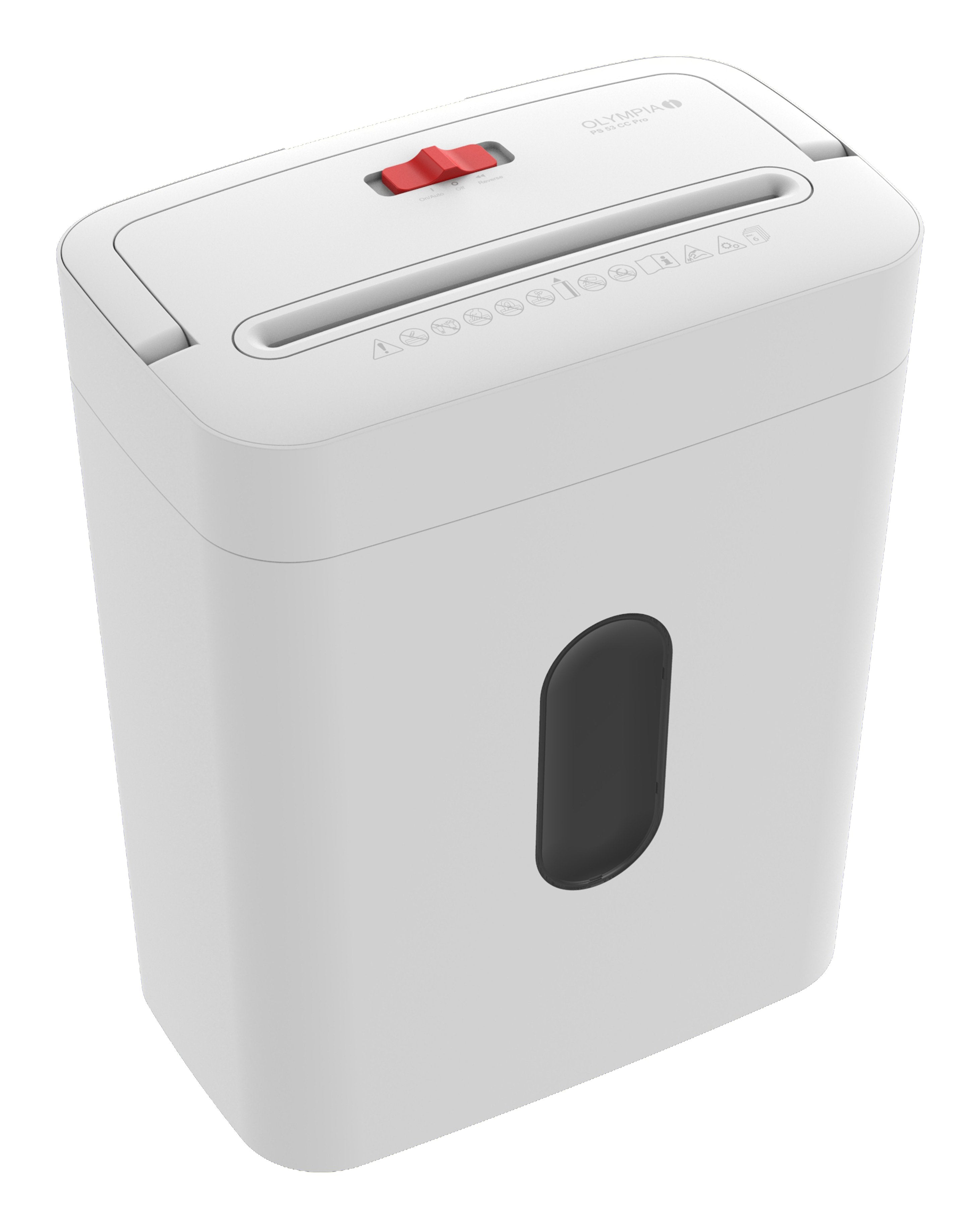 Olympia Ps 53 Cc Pro Triturador De Papel Corte Cruzado 68 Db Blanco
