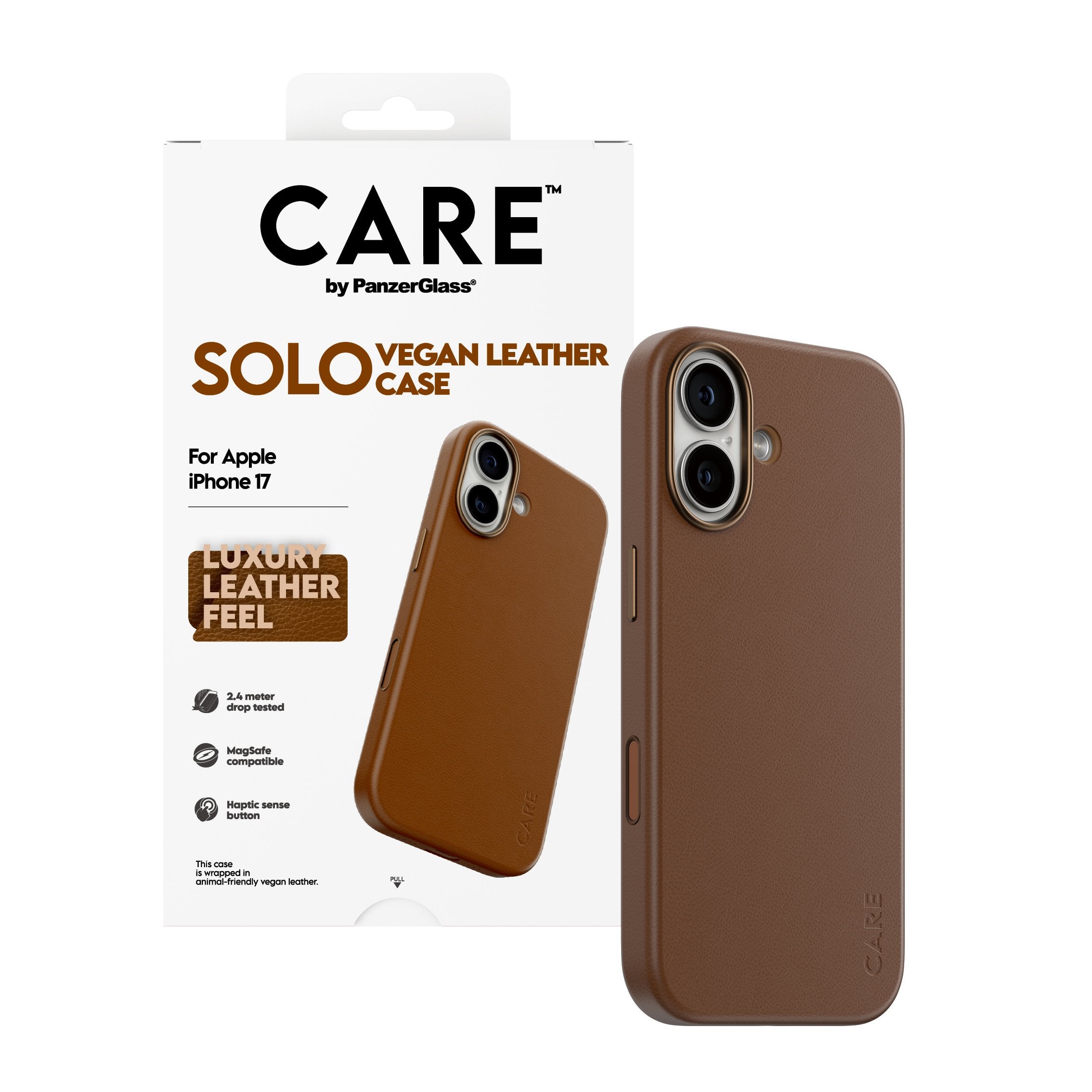 Panzerglass Care Solo Case Brown Ip 17