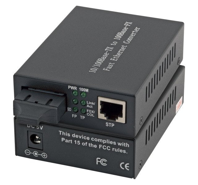 Conversor De Medios Efb Gigabit Mm / Sm 10/100 / 1000t-1000baselx-Sc