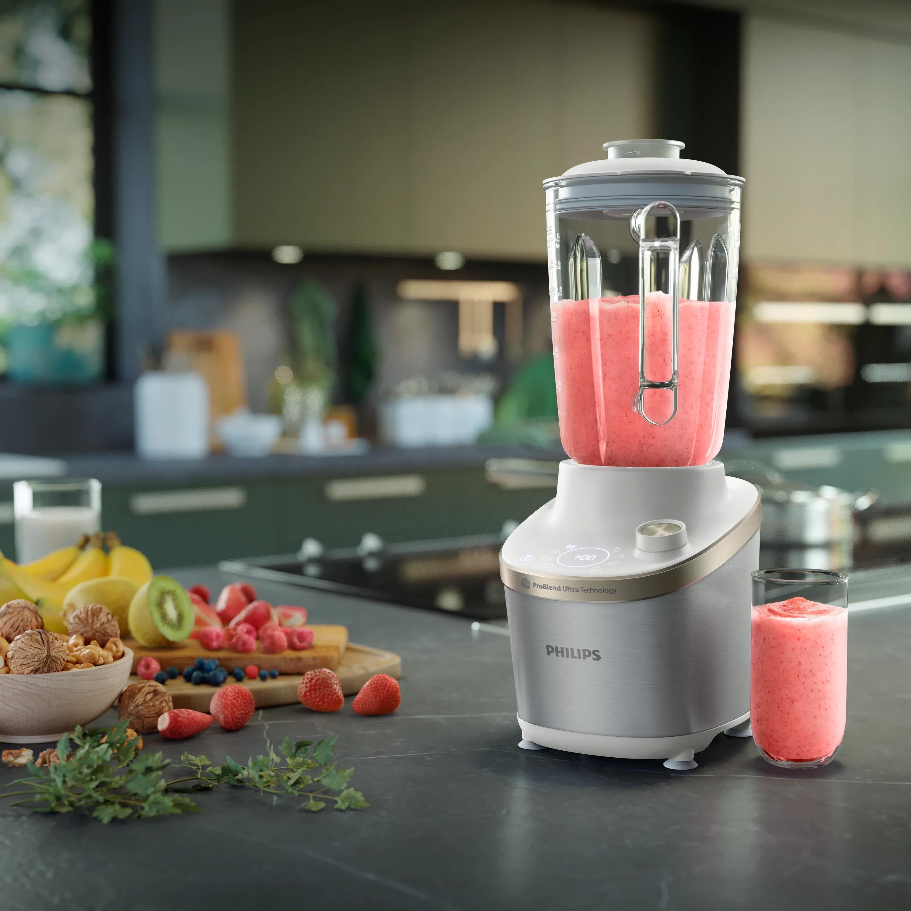 EAN 8720389013560 - Philips 7000 series HR3760/01 licuadora 2 L Batidora de vaso 1500 W Acero inoxidable, Blanco imagen 7